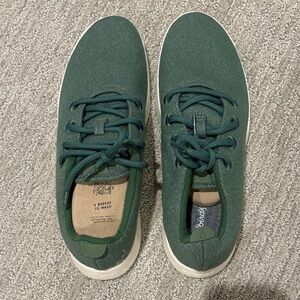 Allbirds Men's Tree Runner Deep Green Wool Sneakers